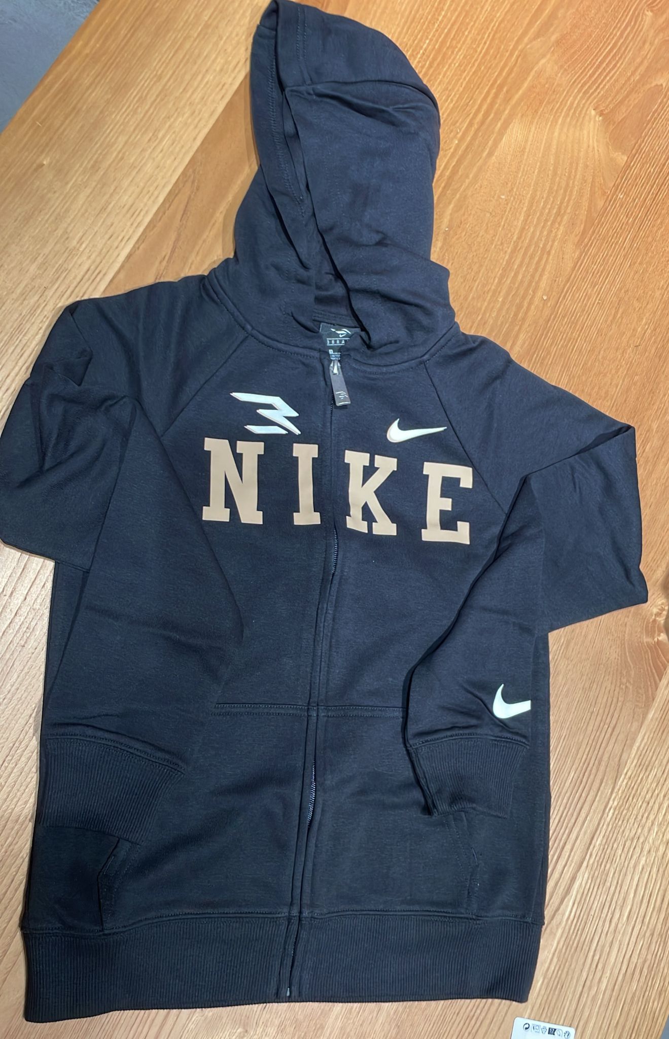 Felpa Nike con Cappuccio Blu Navy